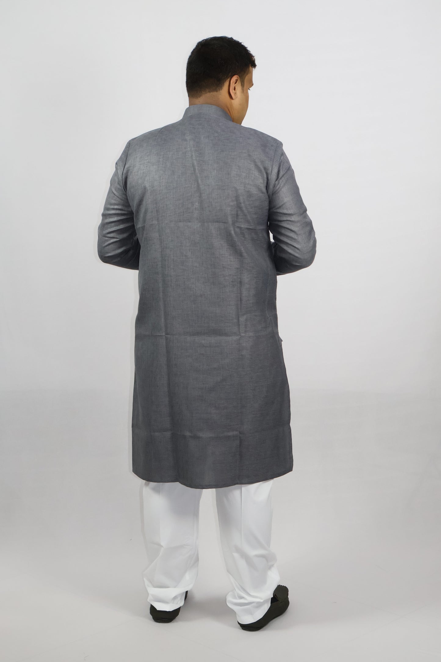 BLOSSOM MEN'S KURTA GREY