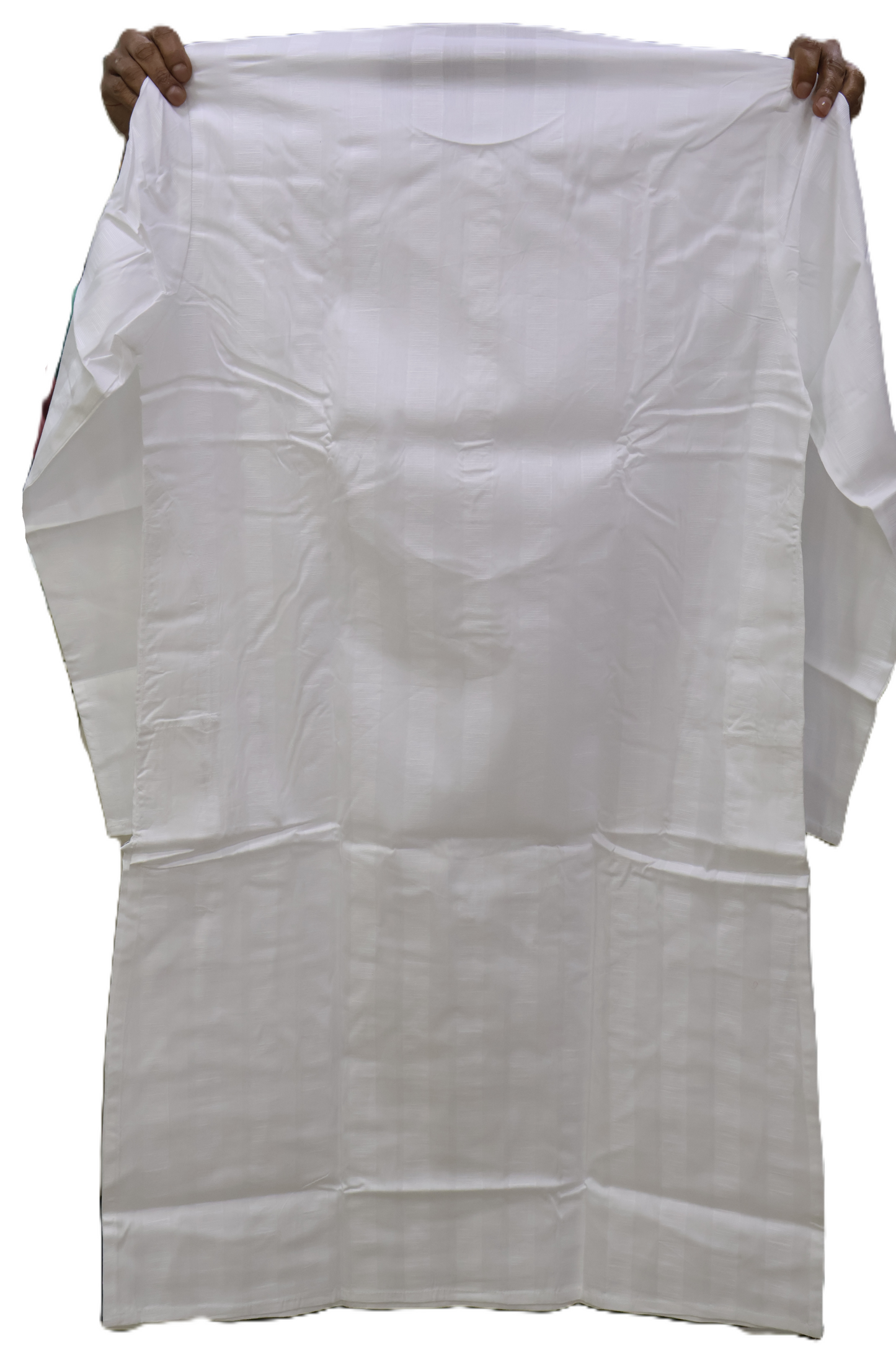 Men's White Kurta East Butta (101)