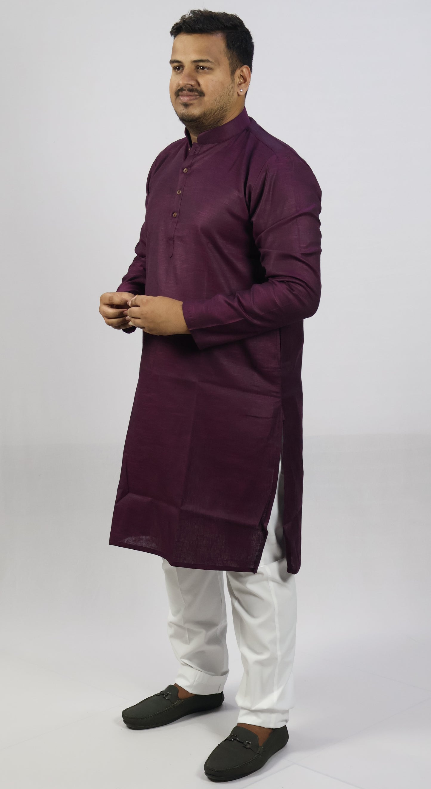 SPICY MEN'S KURTA WINE