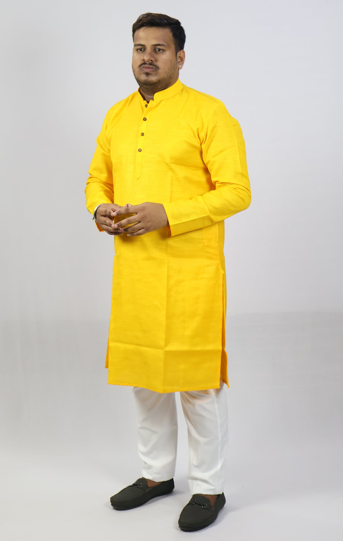 SPICY MEN'S KURTA YELLOW