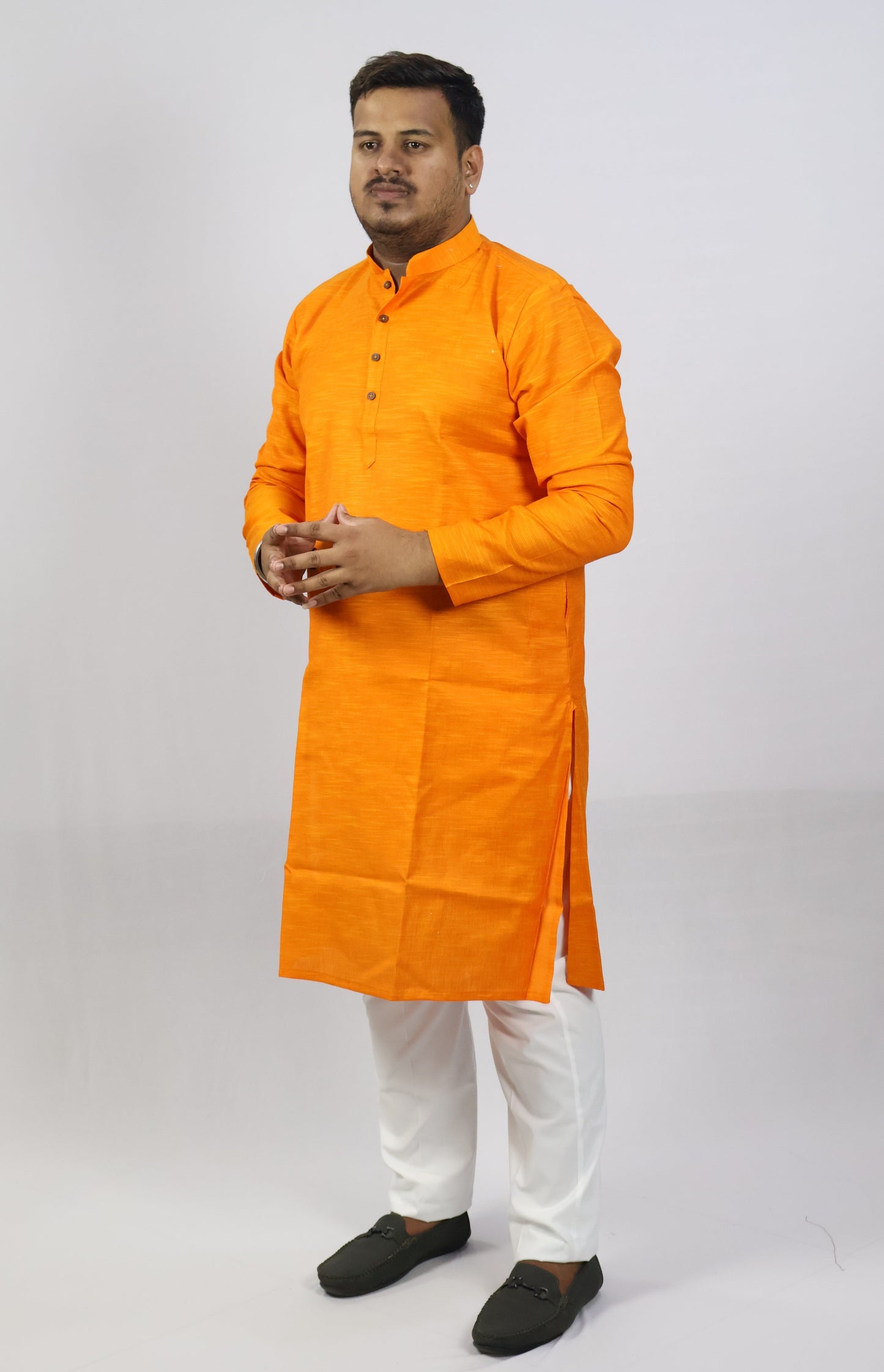SPICY MEN'S KURTA ORANGE