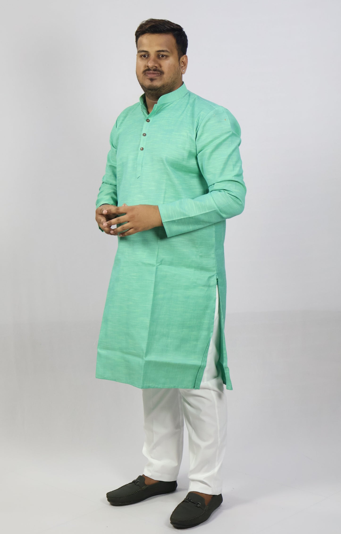 SPICY MEN'S KURTA MINT GREEN