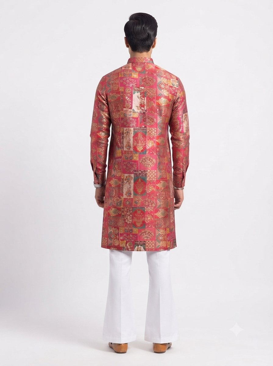 Men's Kurta AST 02 Pink