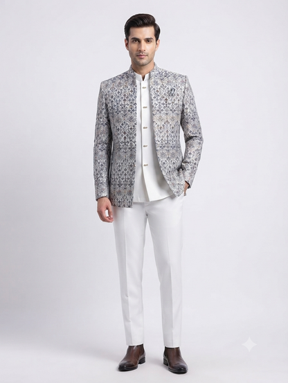 Open Jacket Jodhpuri 7