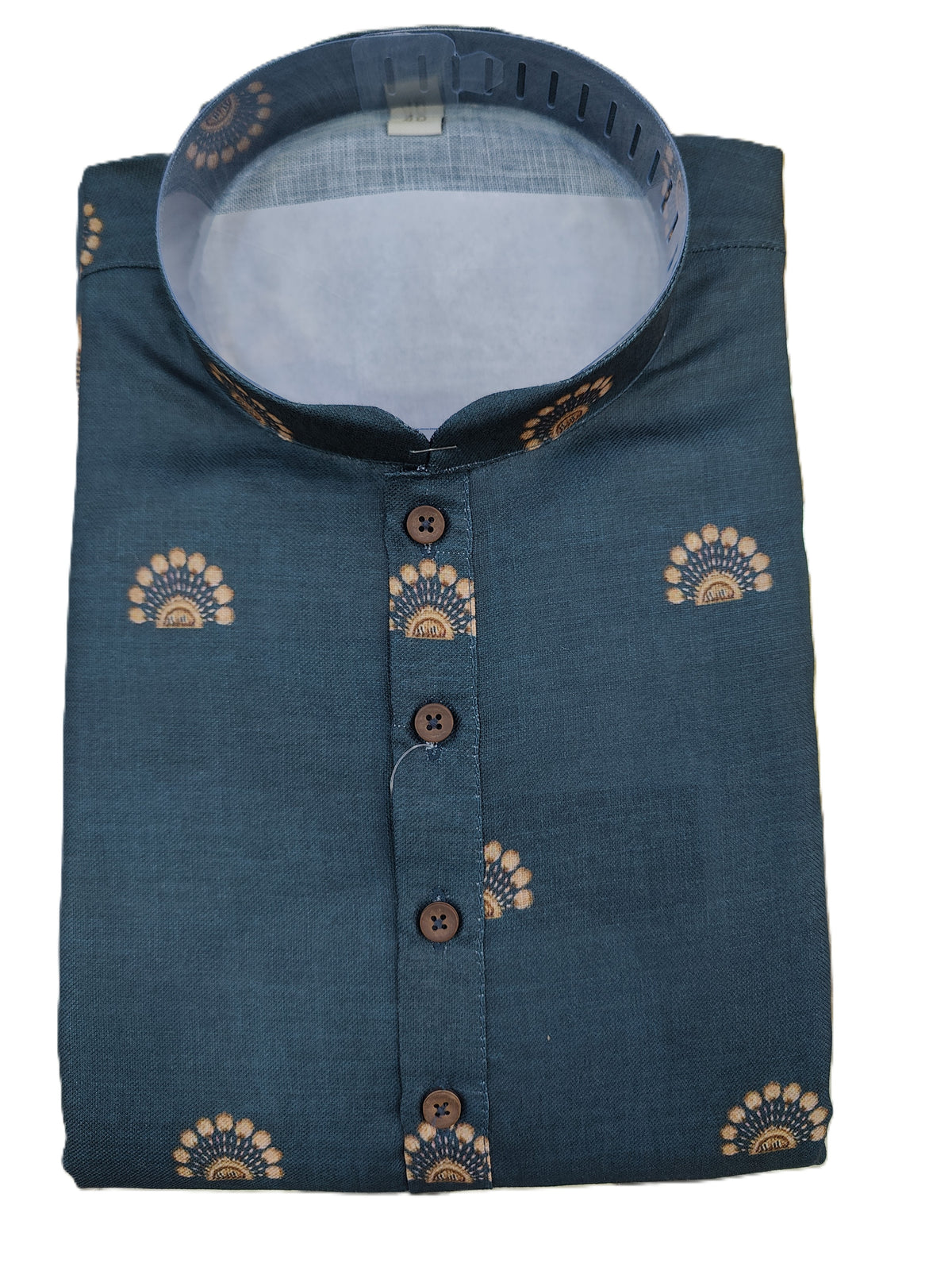 Men's Kurta BH - 01 - Peacock Green