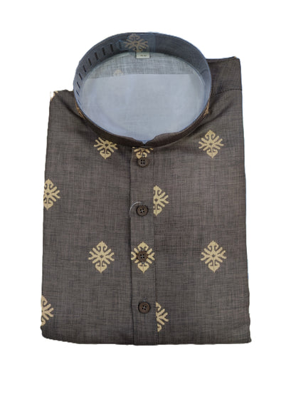 Men's Kurta BH - 03 - Mehendi Green