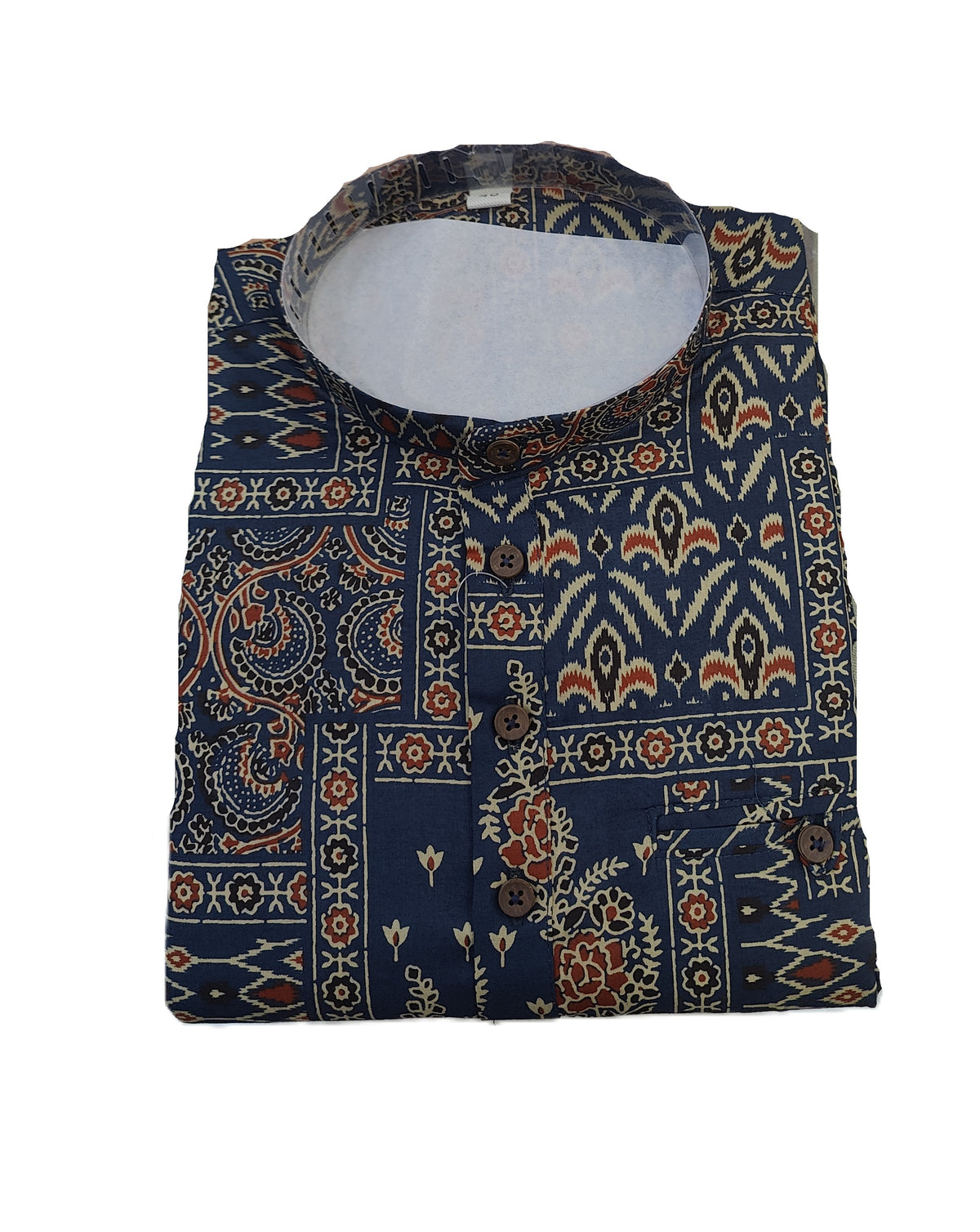 SHORT KURTA BHW DIGITAL 1 NAVY BLUE