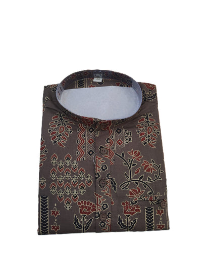 SHORT KURTA BHW DIGITAL 4 MEHENDI GREEN