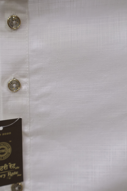 Men's White Kurta BERRY (2222)