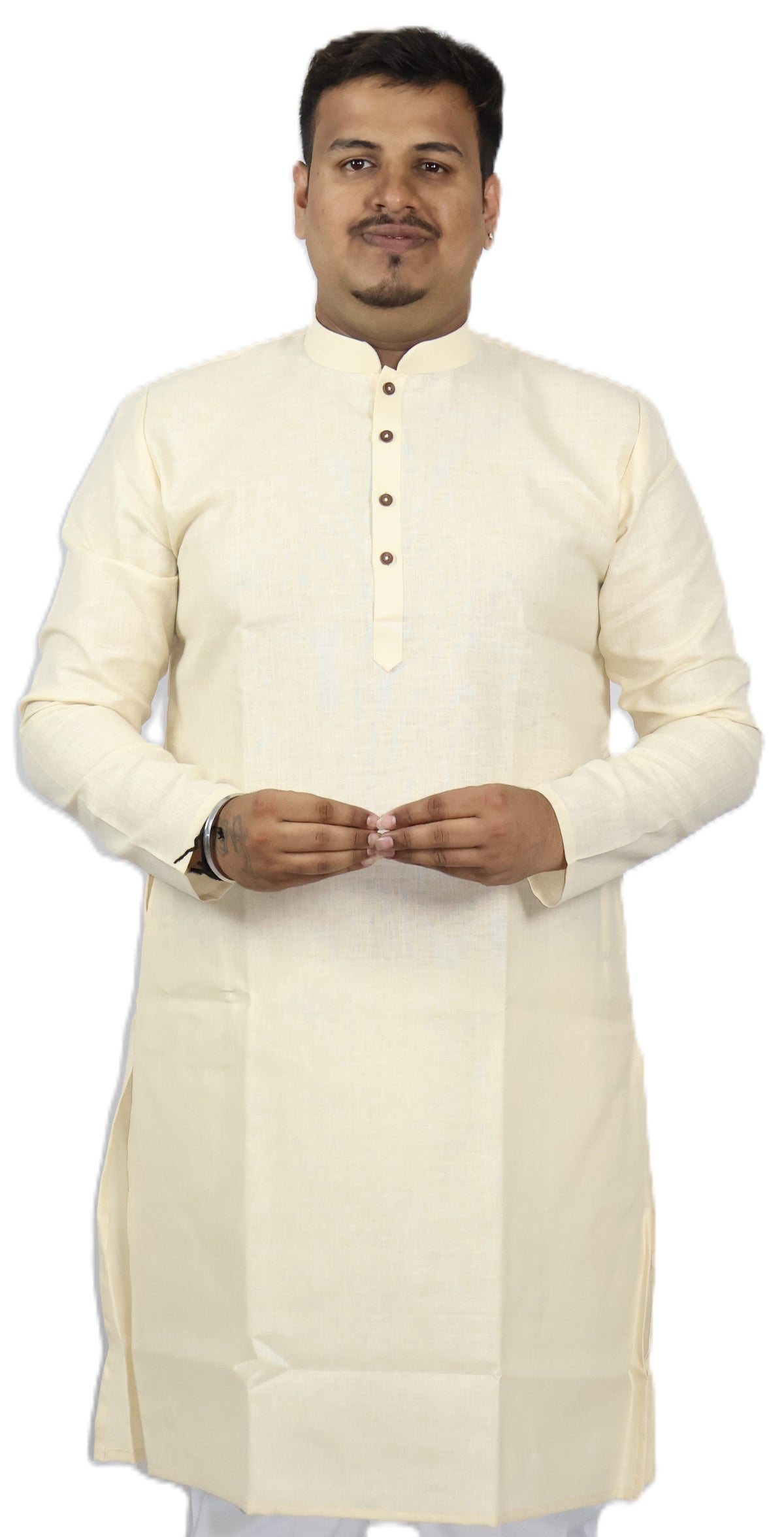 BLOSSOM MEN'S KURTA CREAM