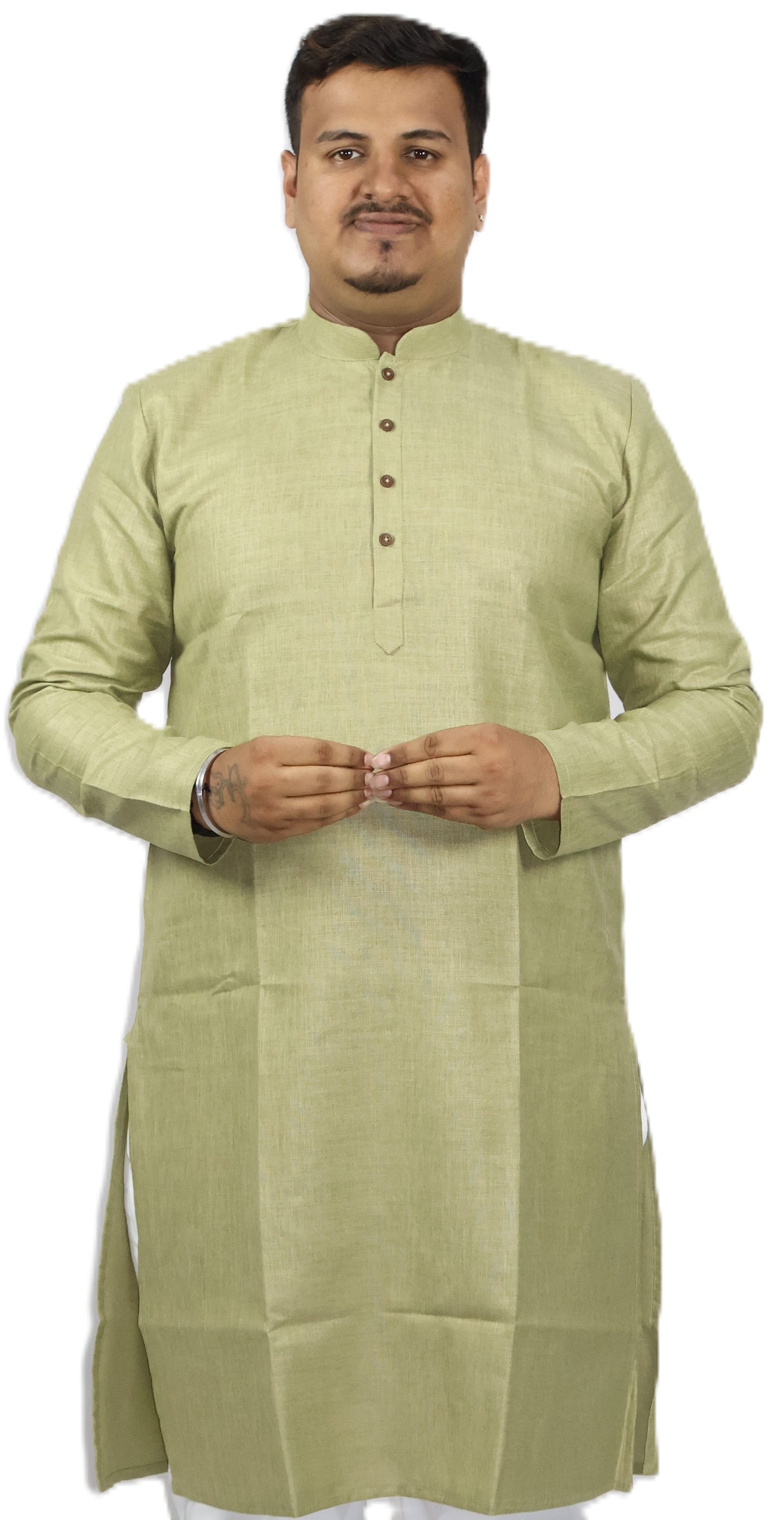 BLOSSOM MEN'S KURTA GREEN 36
