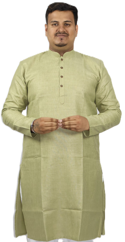 BLOSSOM MEN'S KURTA GREEN 36