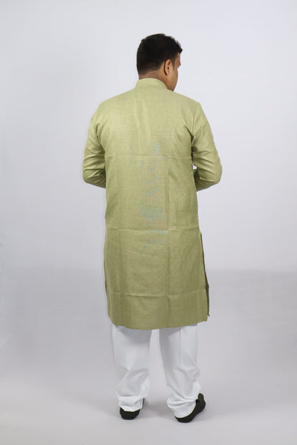 BLOSSOM MEN'S KURTA GREEN 36