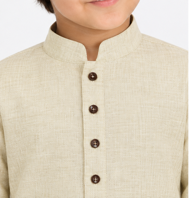 Blossom Kids Kurta Cream