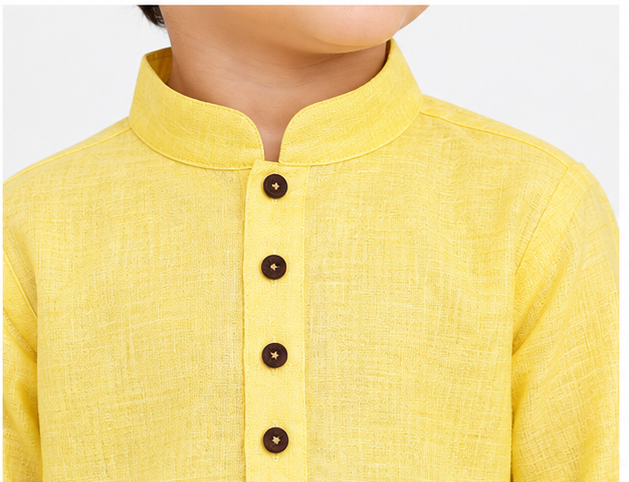 Blossom Kids Kurta Yellow (Mild)