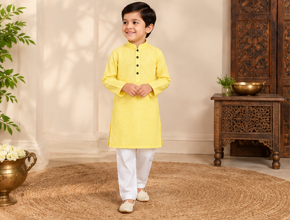 Blossom Kids Kurta Yellow (Mild)