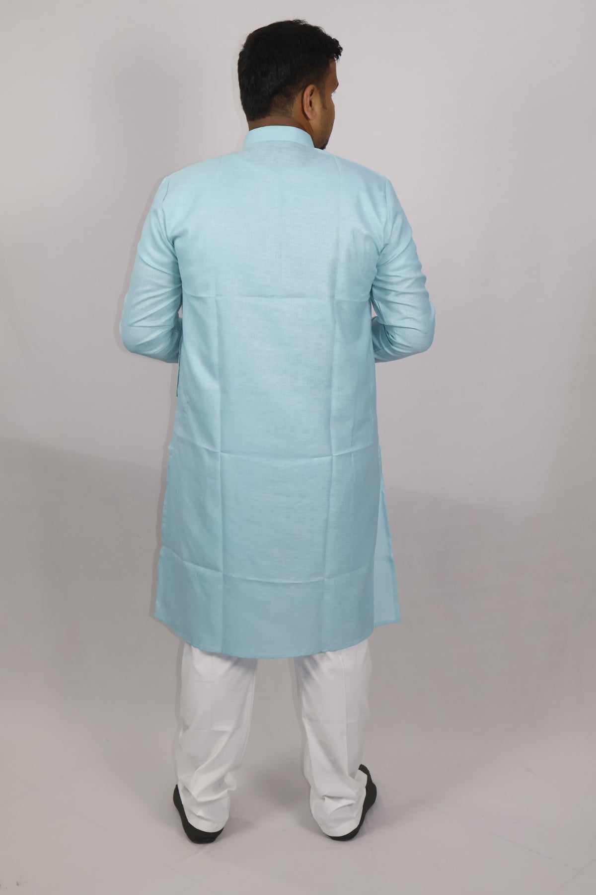 BLOSSOM MEN'S KURTA ACQUA BLUE