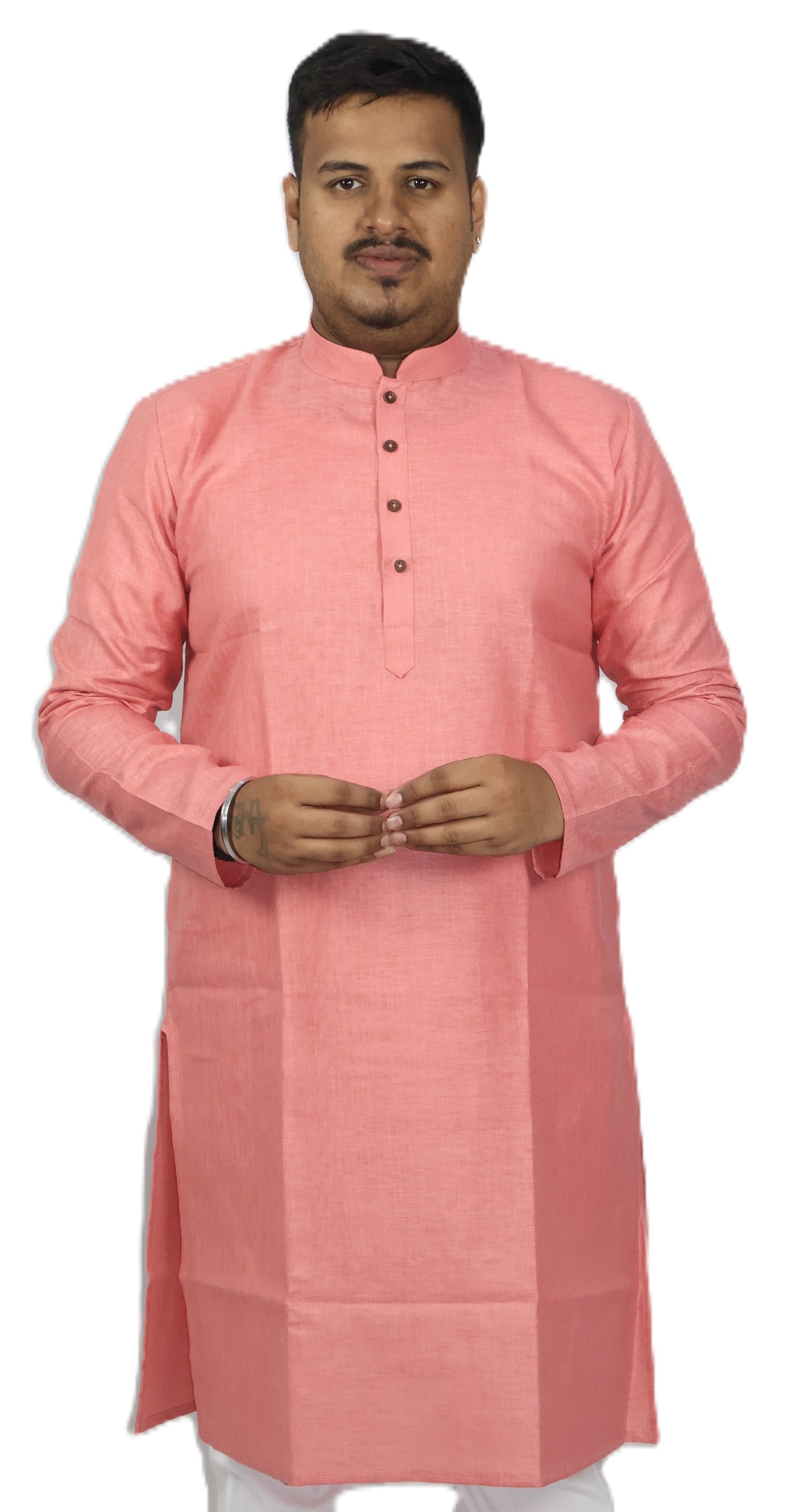 BLOSSOM MEN'S KURTA CARROT