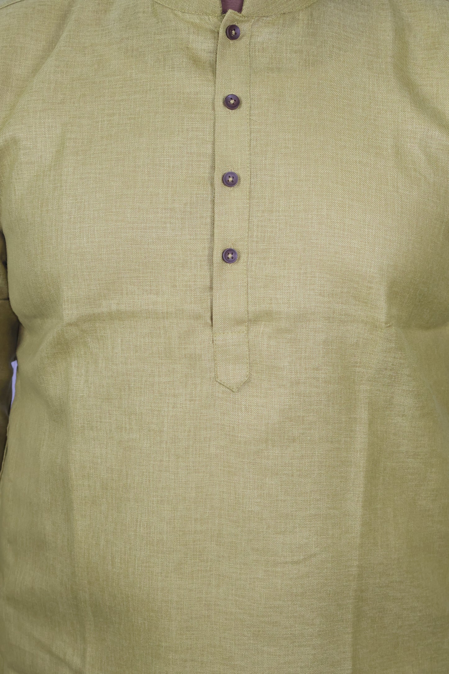 BLOSSOM MEN'S KURTA MEHENDI GREEN