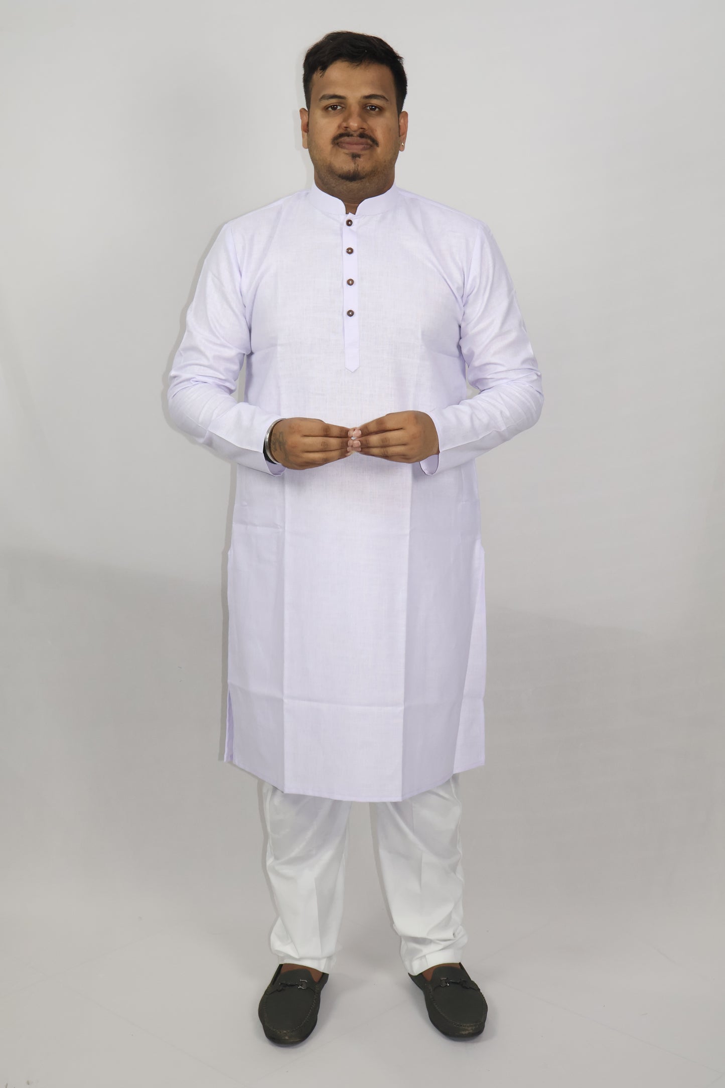 BLOSSOM MEN'S KURTA LAVENDER