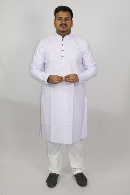 BLOSSOM MEN'S KURTA LAVENDER