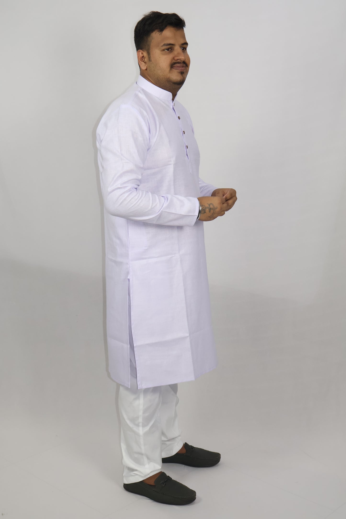 BLOSSOM MEN'S KURTA LAVENDER