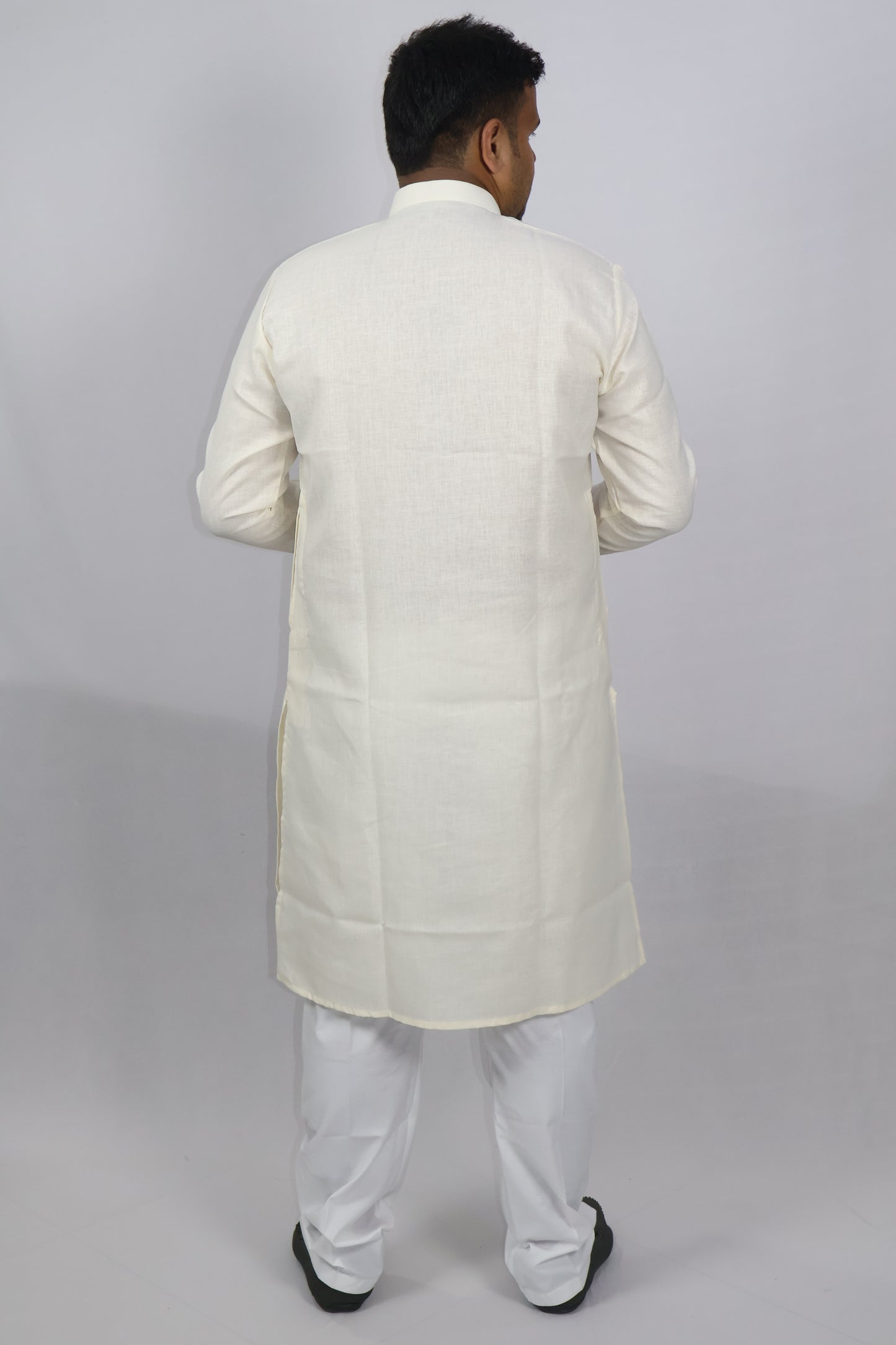 BLOSSOM MEN'S KURTA LIGHT CREAM