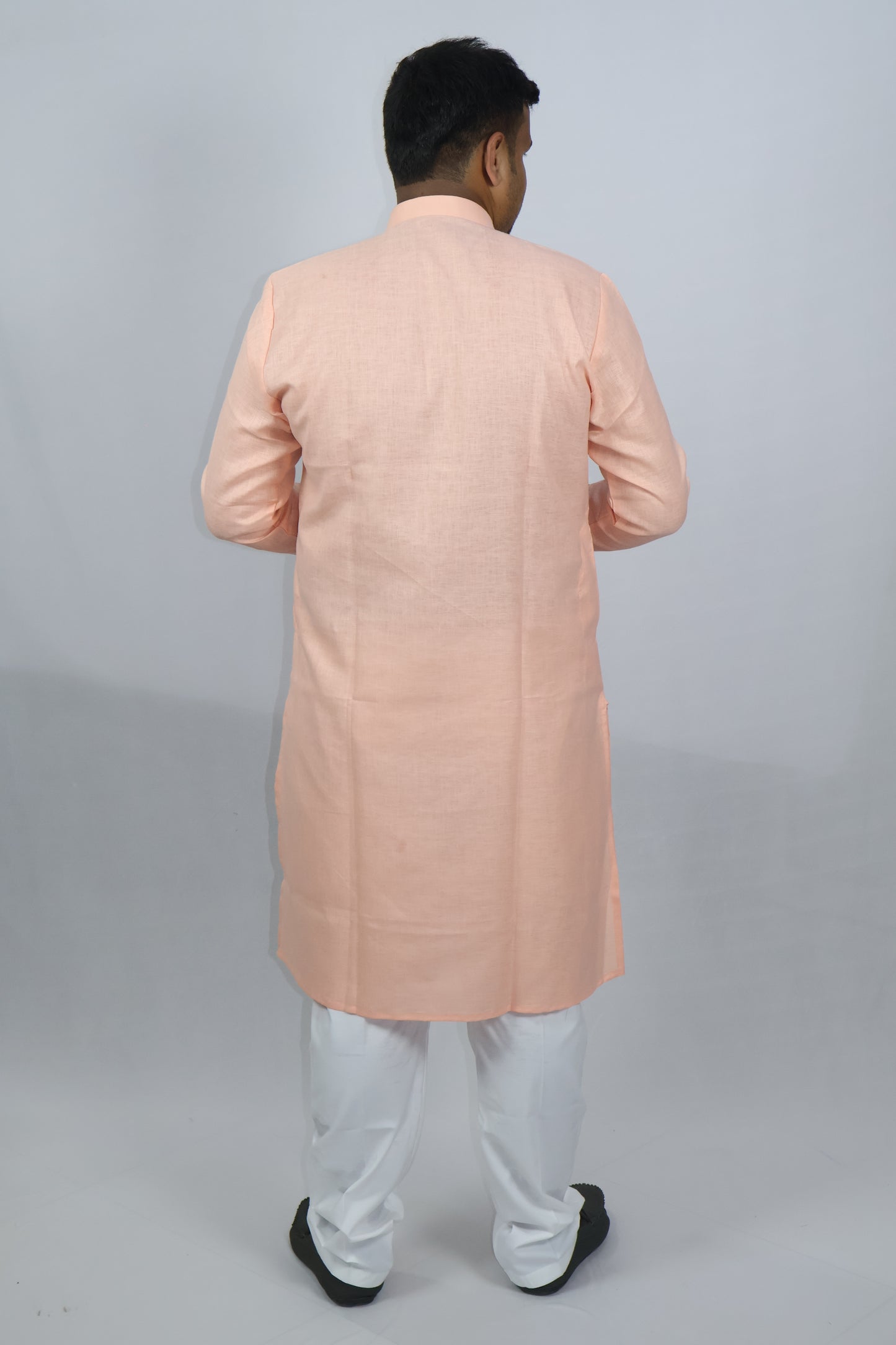 BLOSSOM MEN'S KURTA PEACH