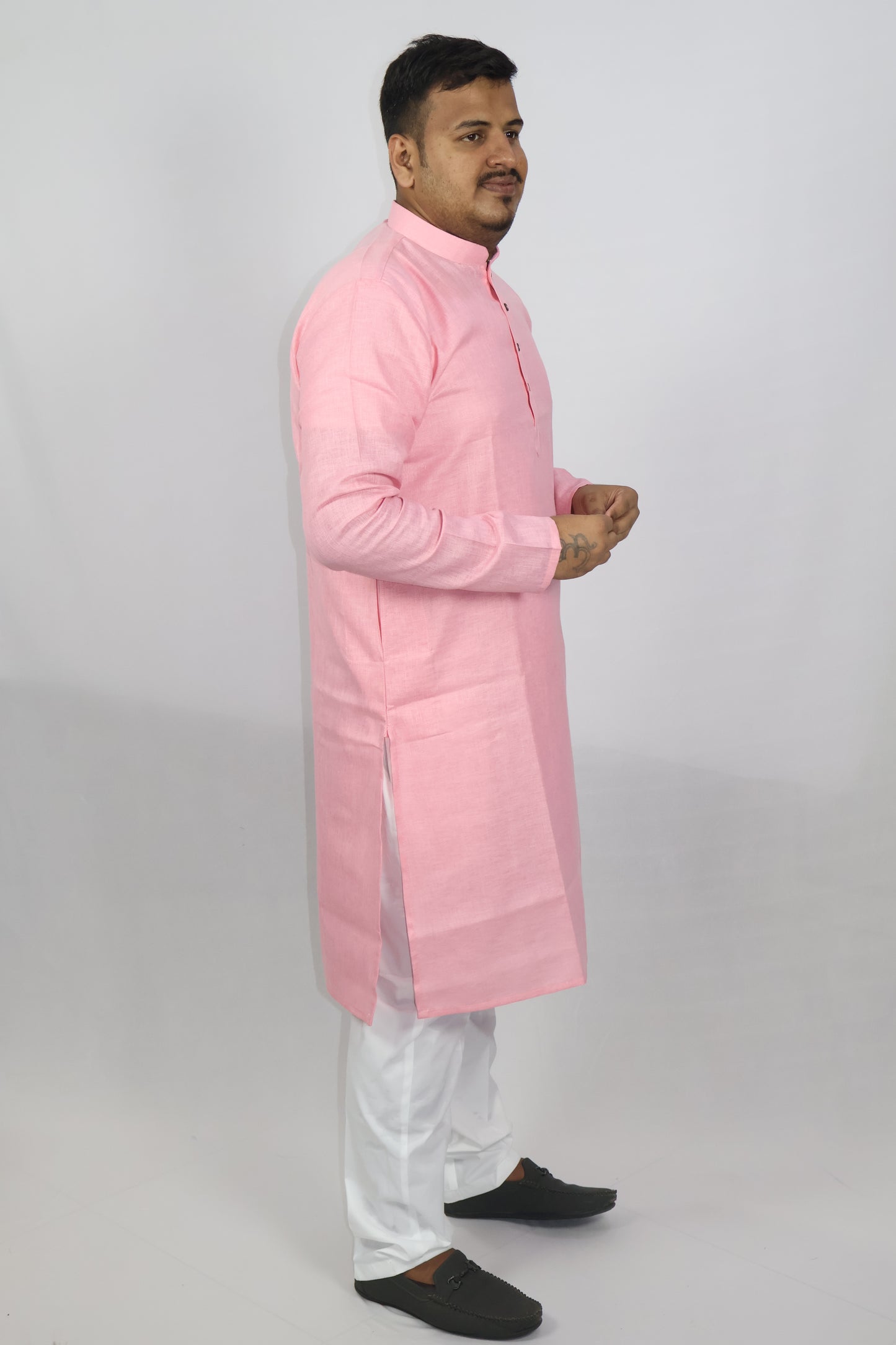 BLOSSOM MEN'S KURTA PINK