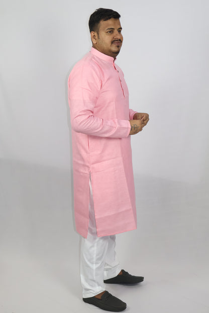BLOSSOM MEN'S KURTA PINK