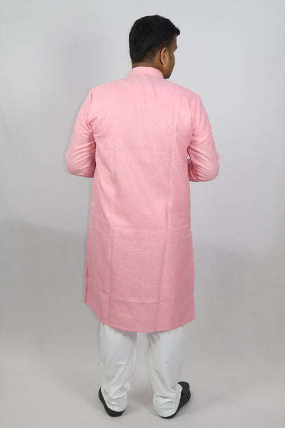 BLOSSOM MEN'S KURTA PINK