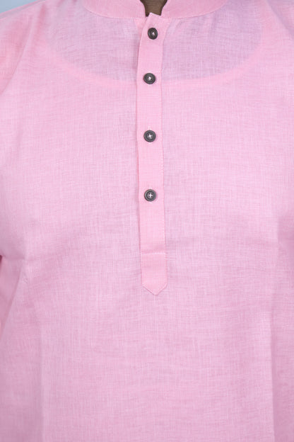 BLOSSOM MEN'S KURTA PINK
