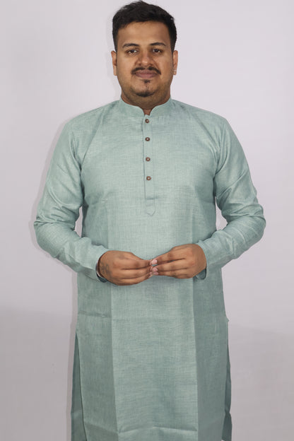 BLOSSOM MEN'S KURTA SAGE GREEN