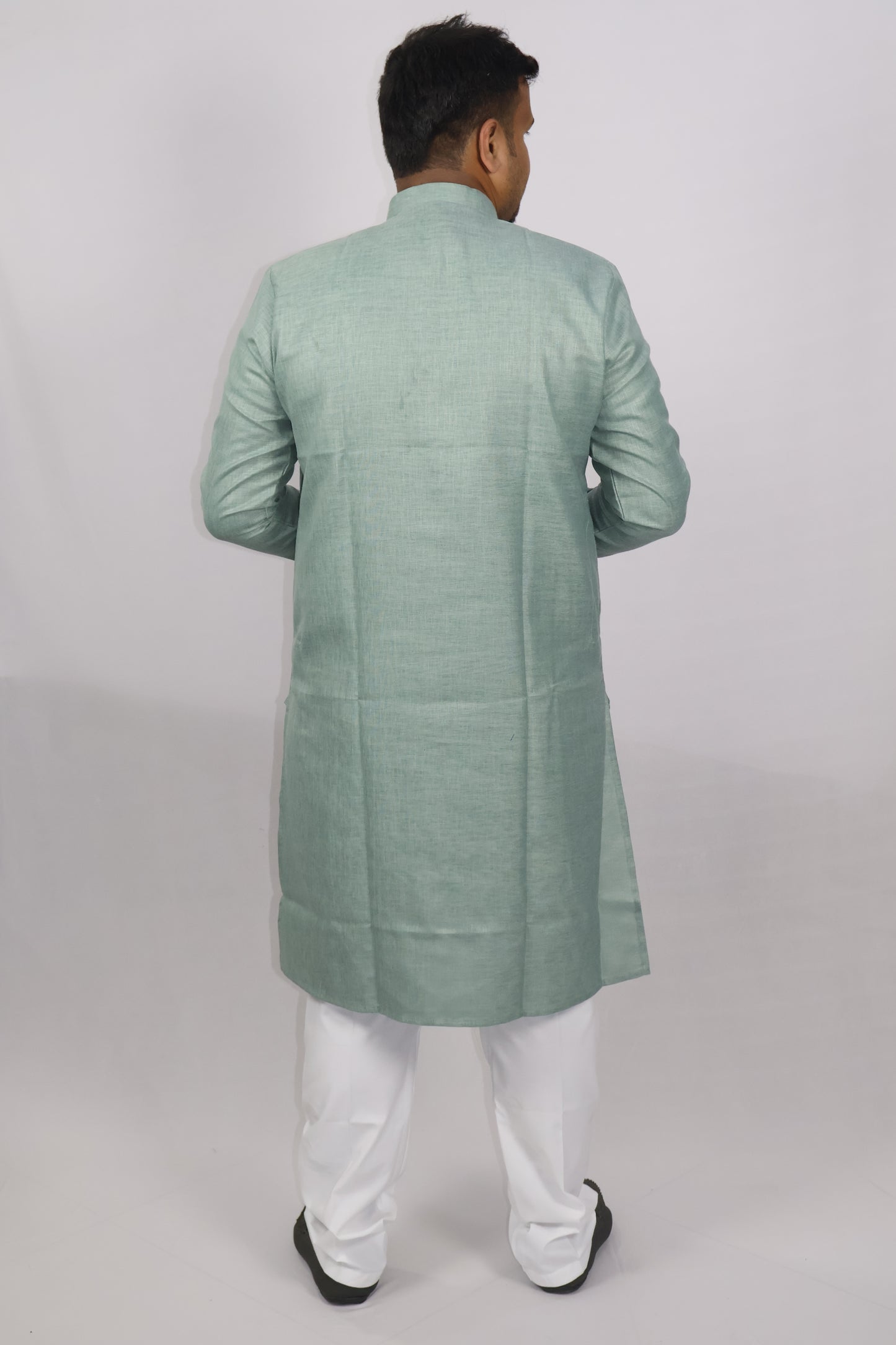 BLOSSOM MEN'S KURTA SAGE GREEN