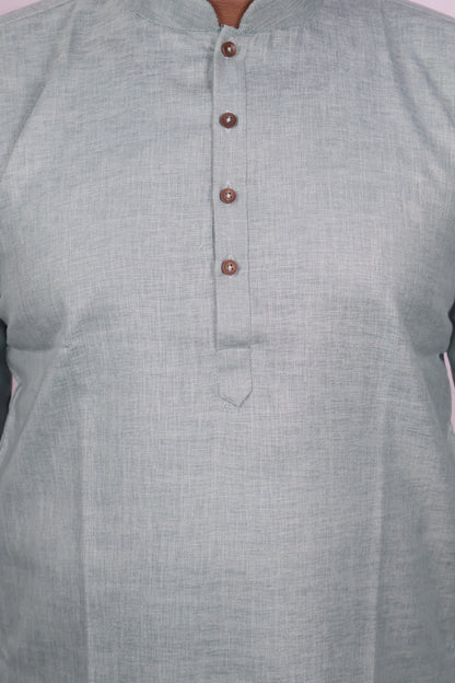 BLOSSOM MEN'S KURTA SAGE GREEN
