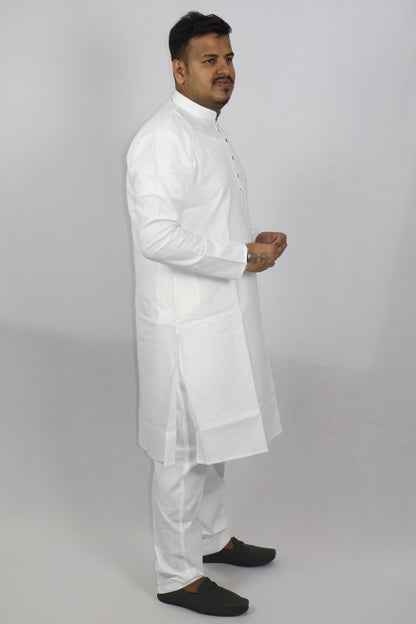BLOSSOM MEN'S KURTA WHITE