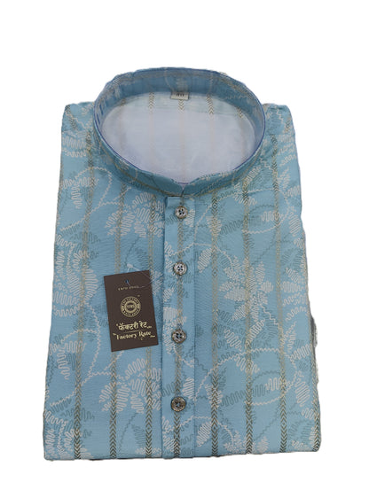 Men's Kurta Cent - 10 - Blue