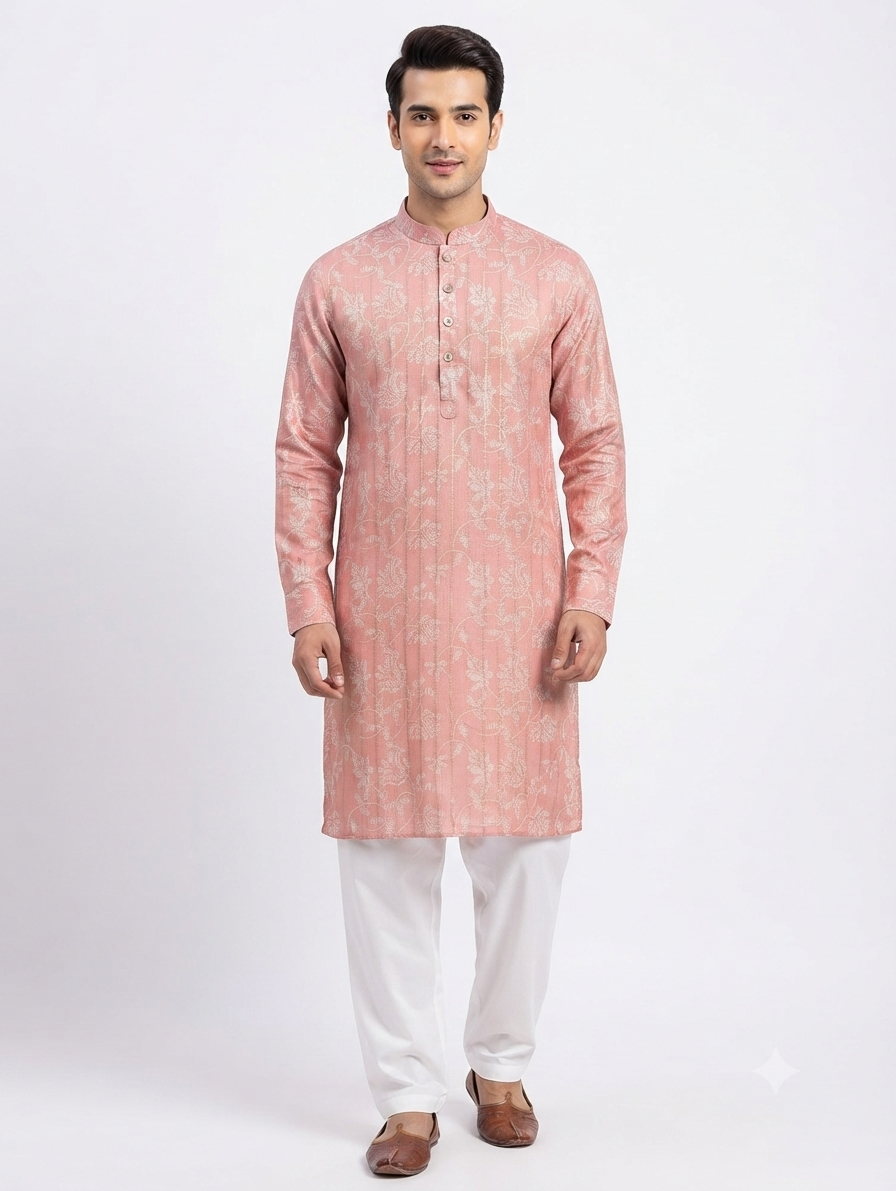 Men's Kurta Cent - 10 - Carrot