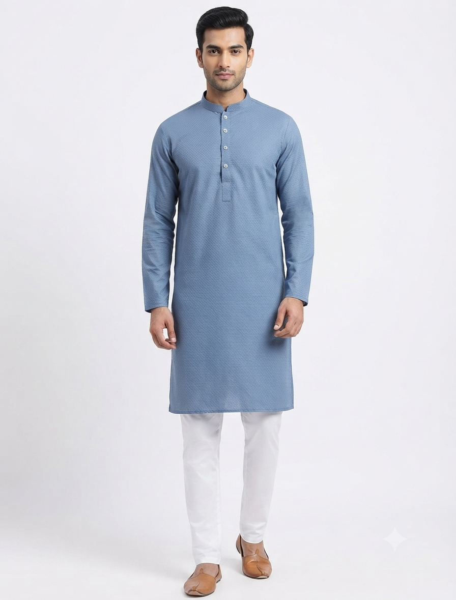 Men's Kurta Comet - Greyish blue