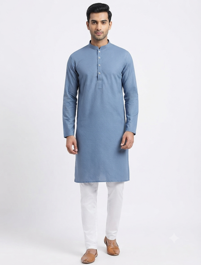 Men's Kurta Comet - Greyish blue