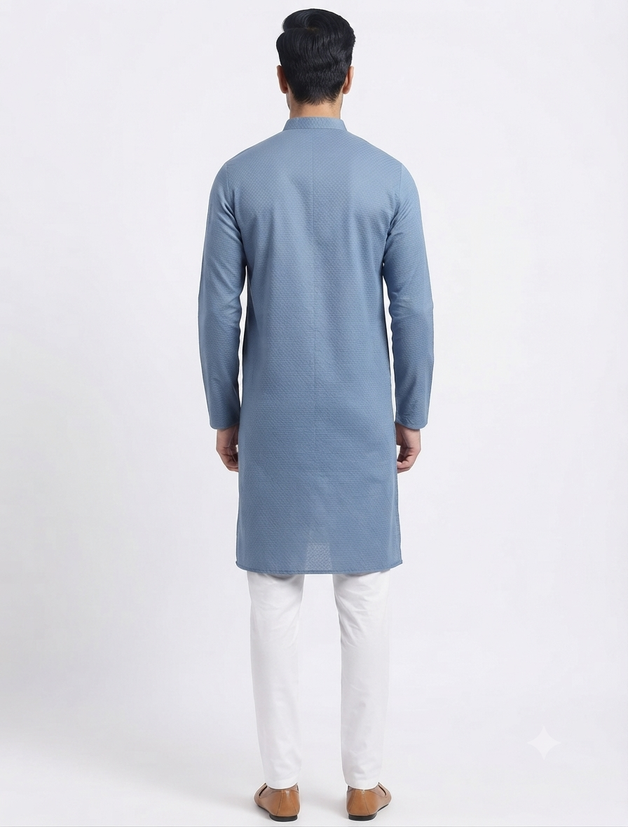 Men's Kurta Comet - Greyish blue