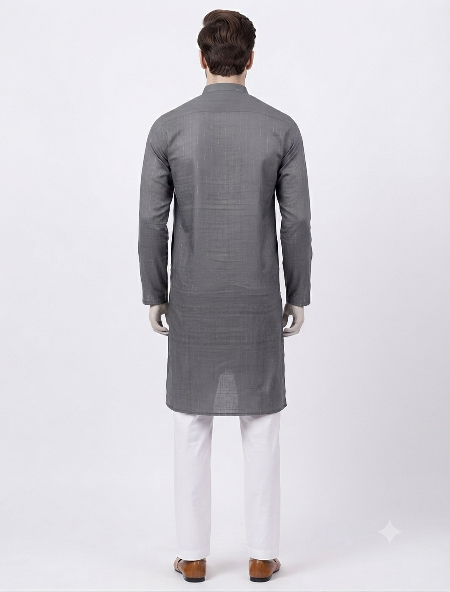 Men's Kurta FC 04 - Dark Grey