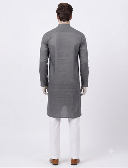 Men's Kurta FC 04 - Dark Grey