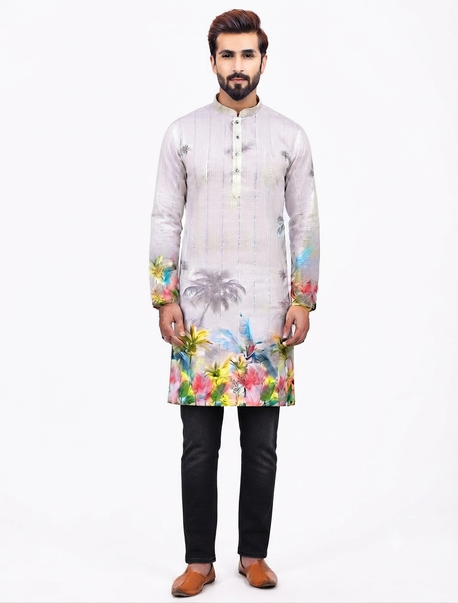 Men's Kurta FC 04 - Grey