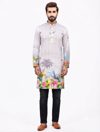 Men's Kurta FC 04 - Grey
