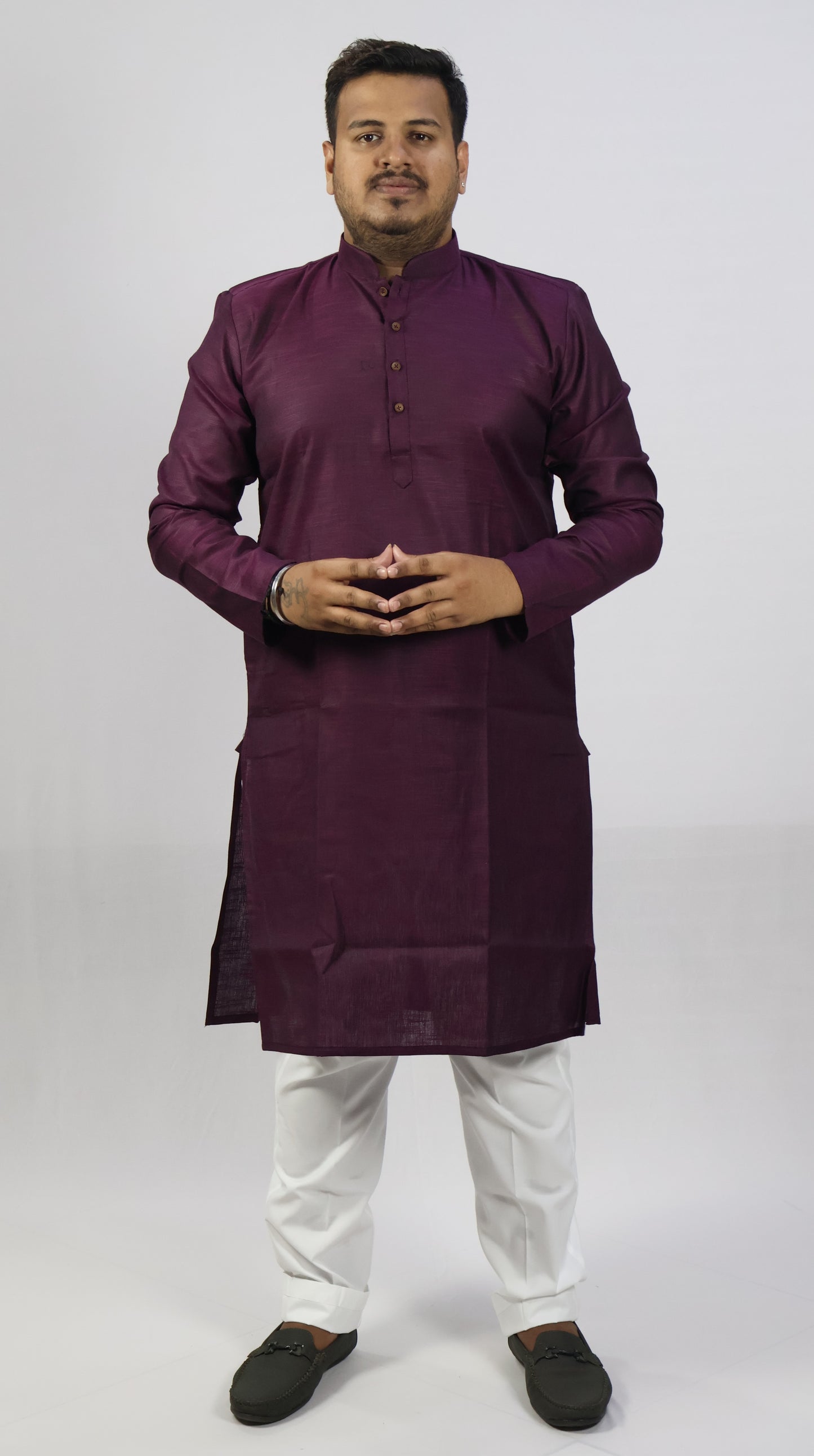SPICY MEN'S KURTA WINE