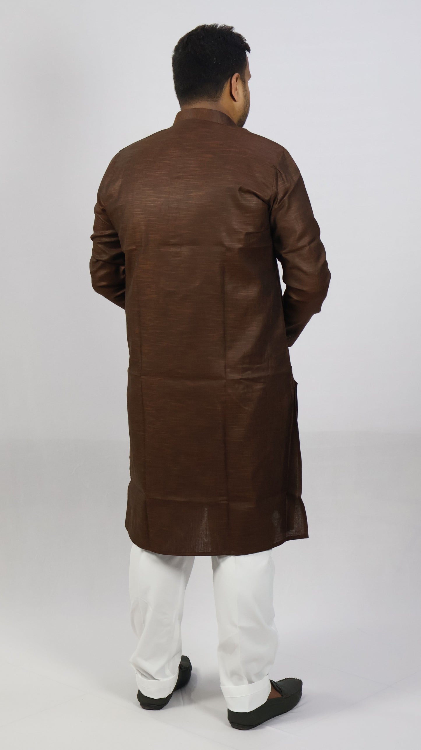 SPICY MEN'S KURTA BROWN