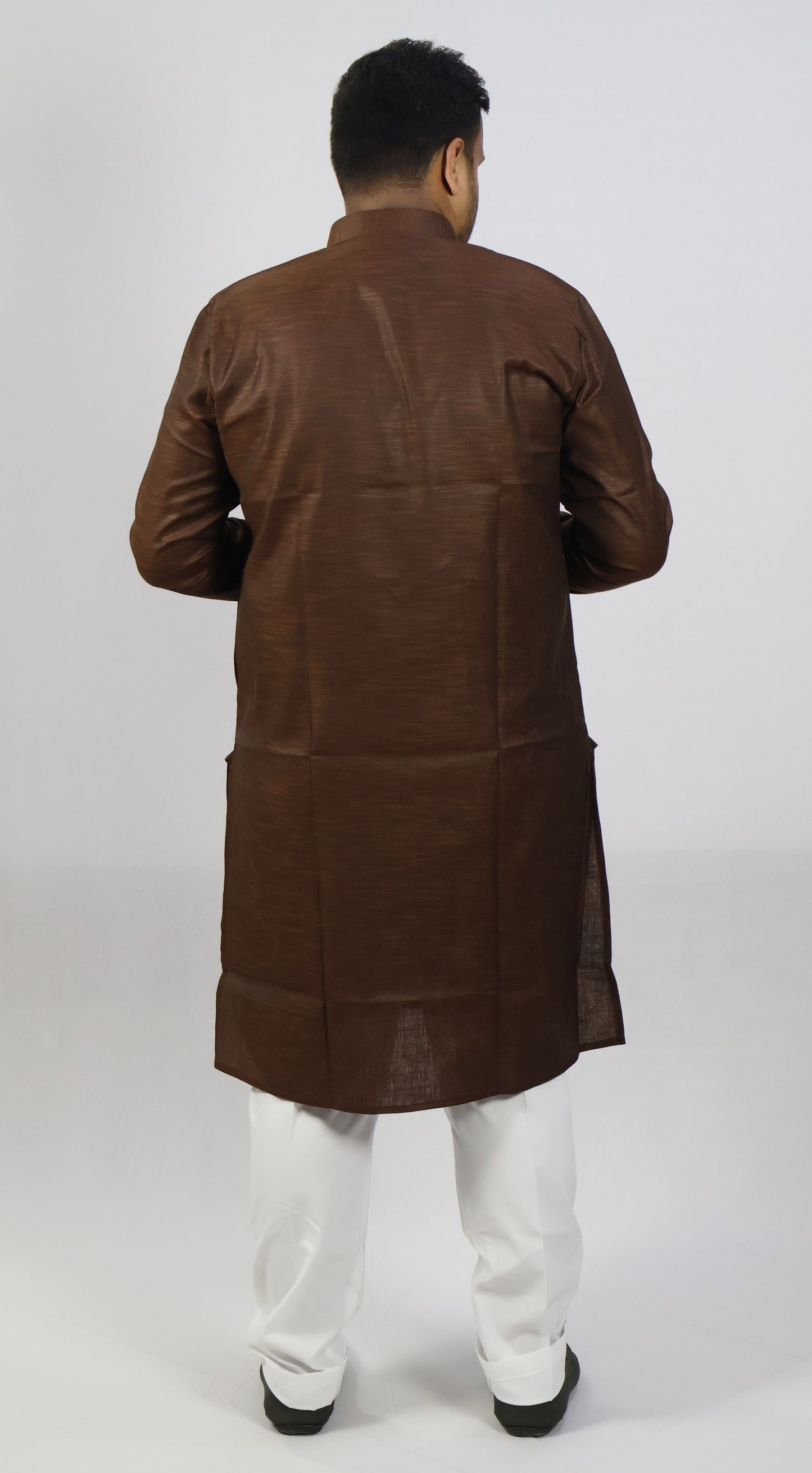 SPICY MEN'S KURTA BROWN