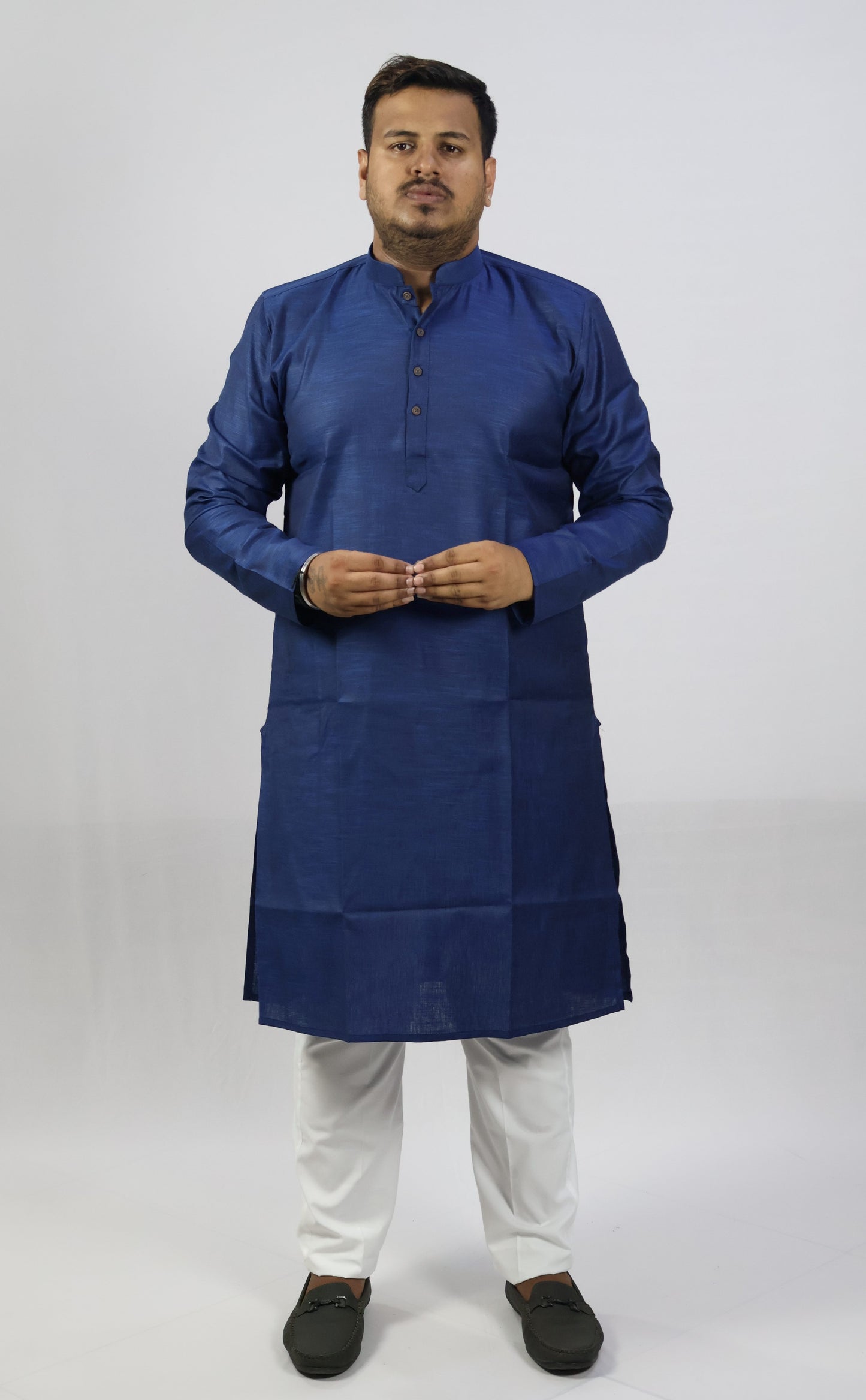 SPICY MEN'S KURTA NAVY BLUE