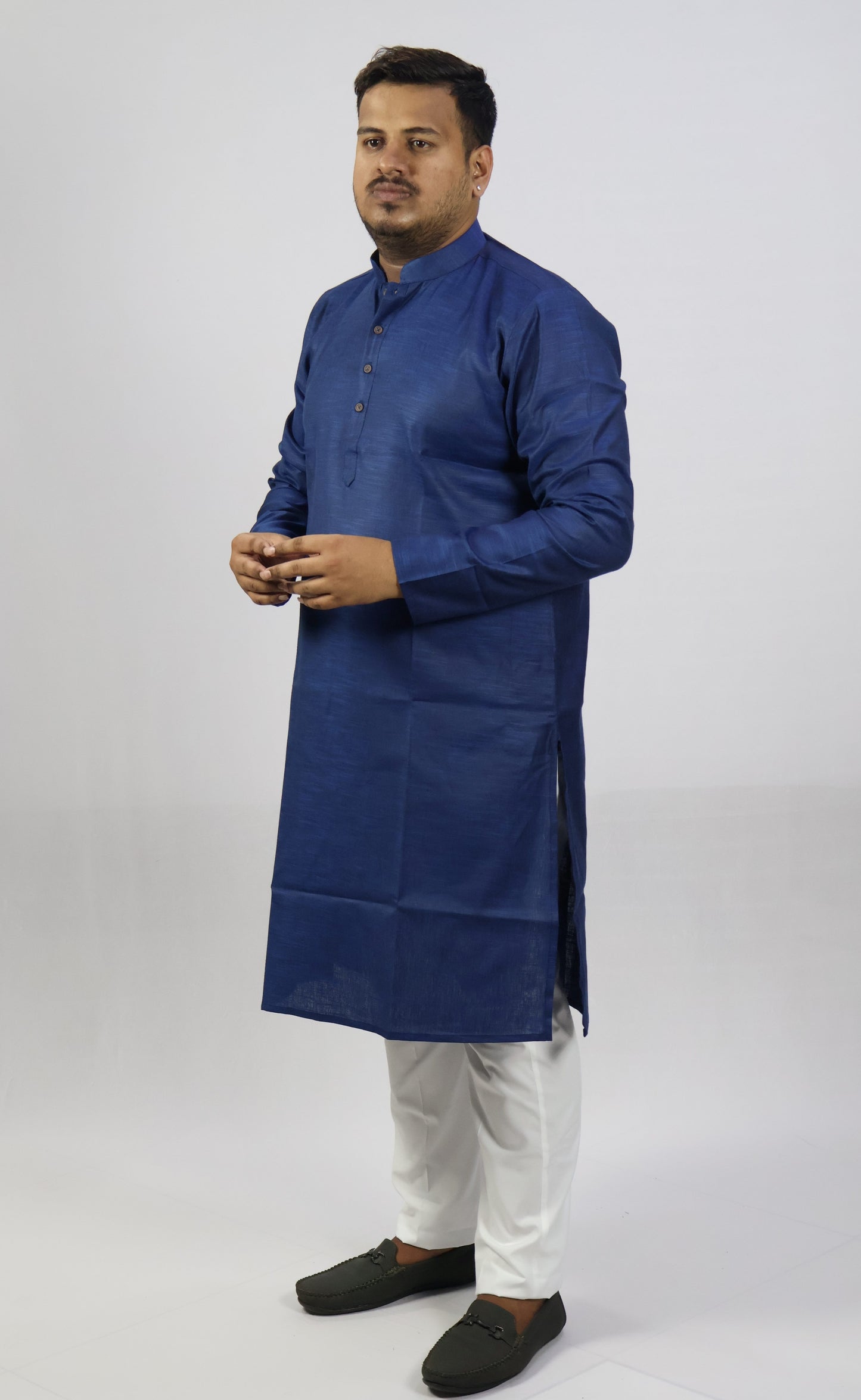 SPICY MEN'S KURTA NAVY BLUE